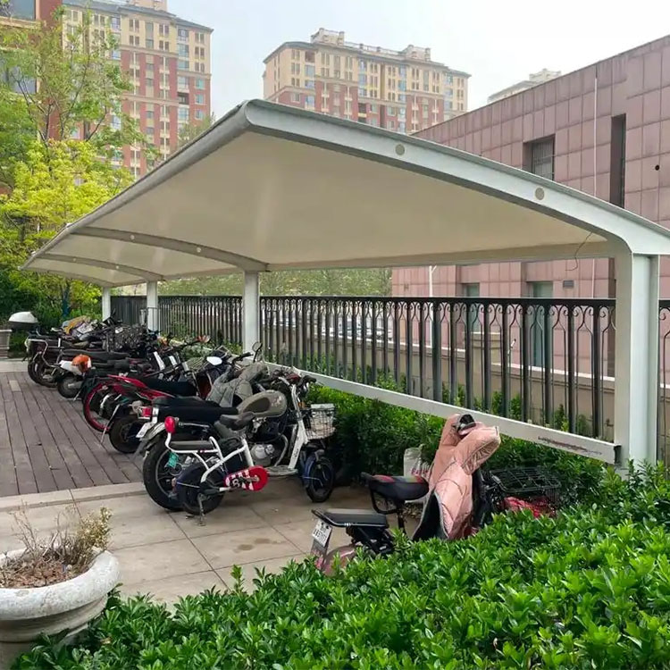 登封市膜结构电动车棚